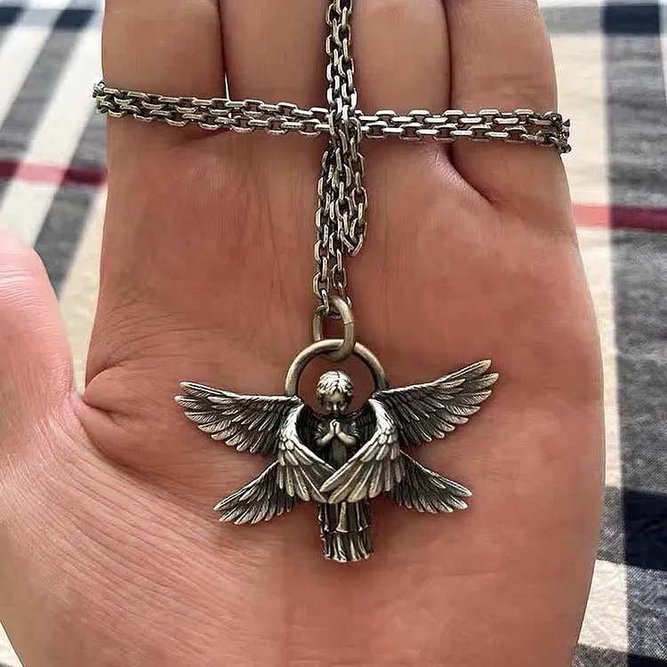 Schutzengel Seraphim Engelsflügel-Halskette