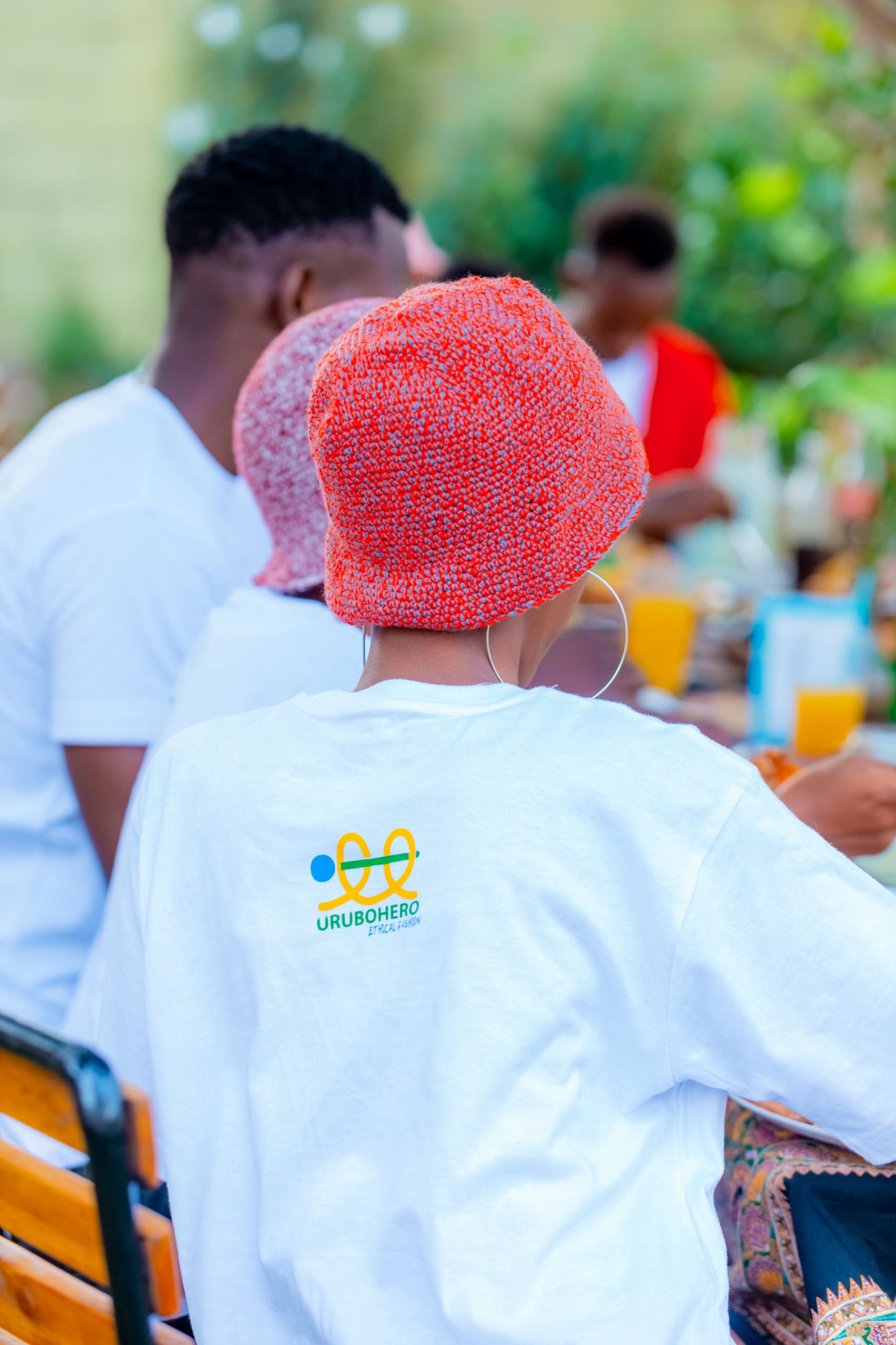 Coral Bucket Hat Lifestyle