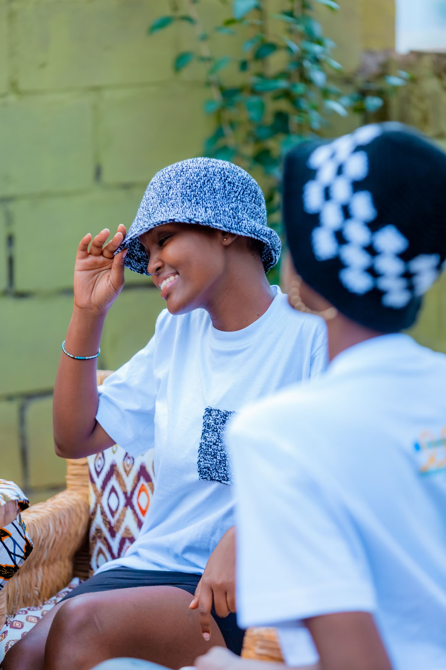 Blue Crochet Beanie Style