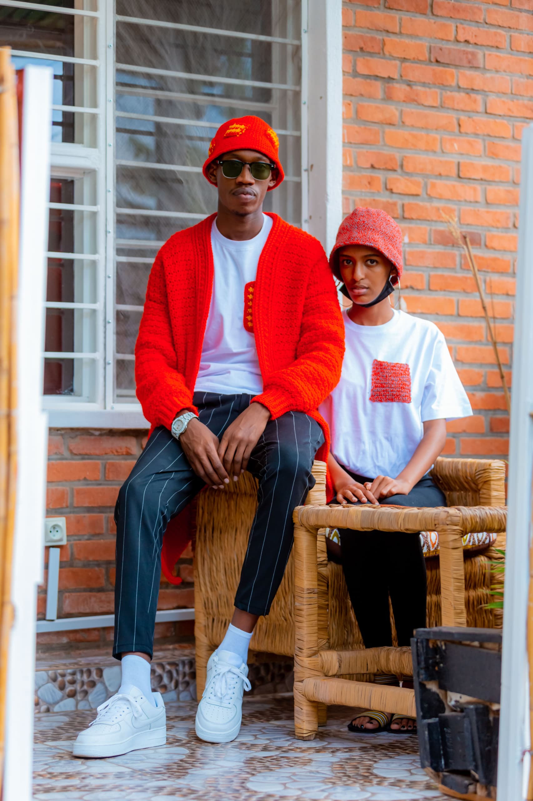 Red & Pink Bucket Hats