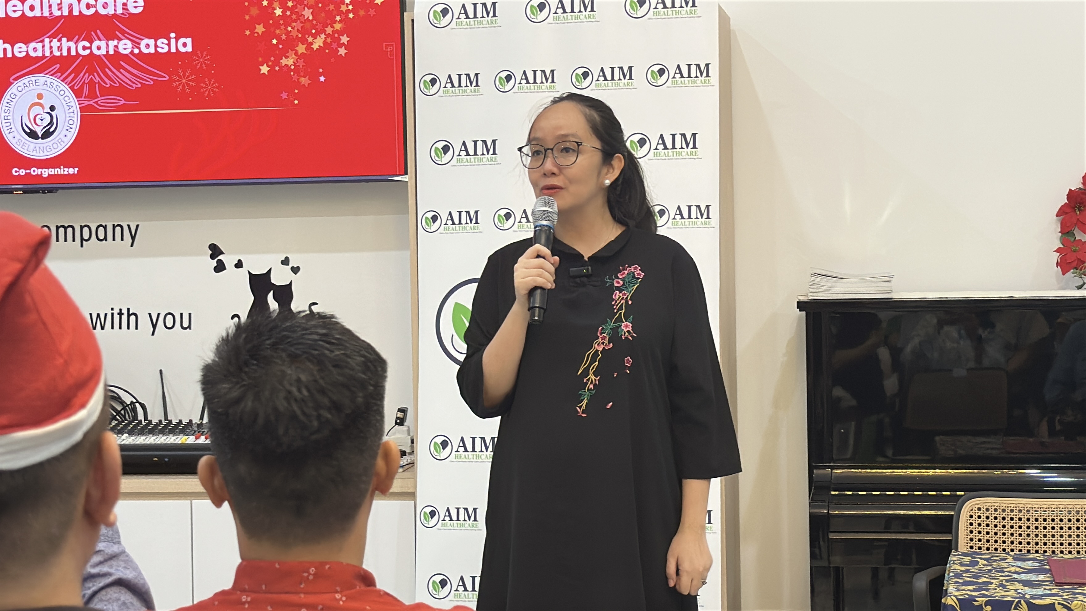 Community partners and organizers at AIM Healthcare Centre