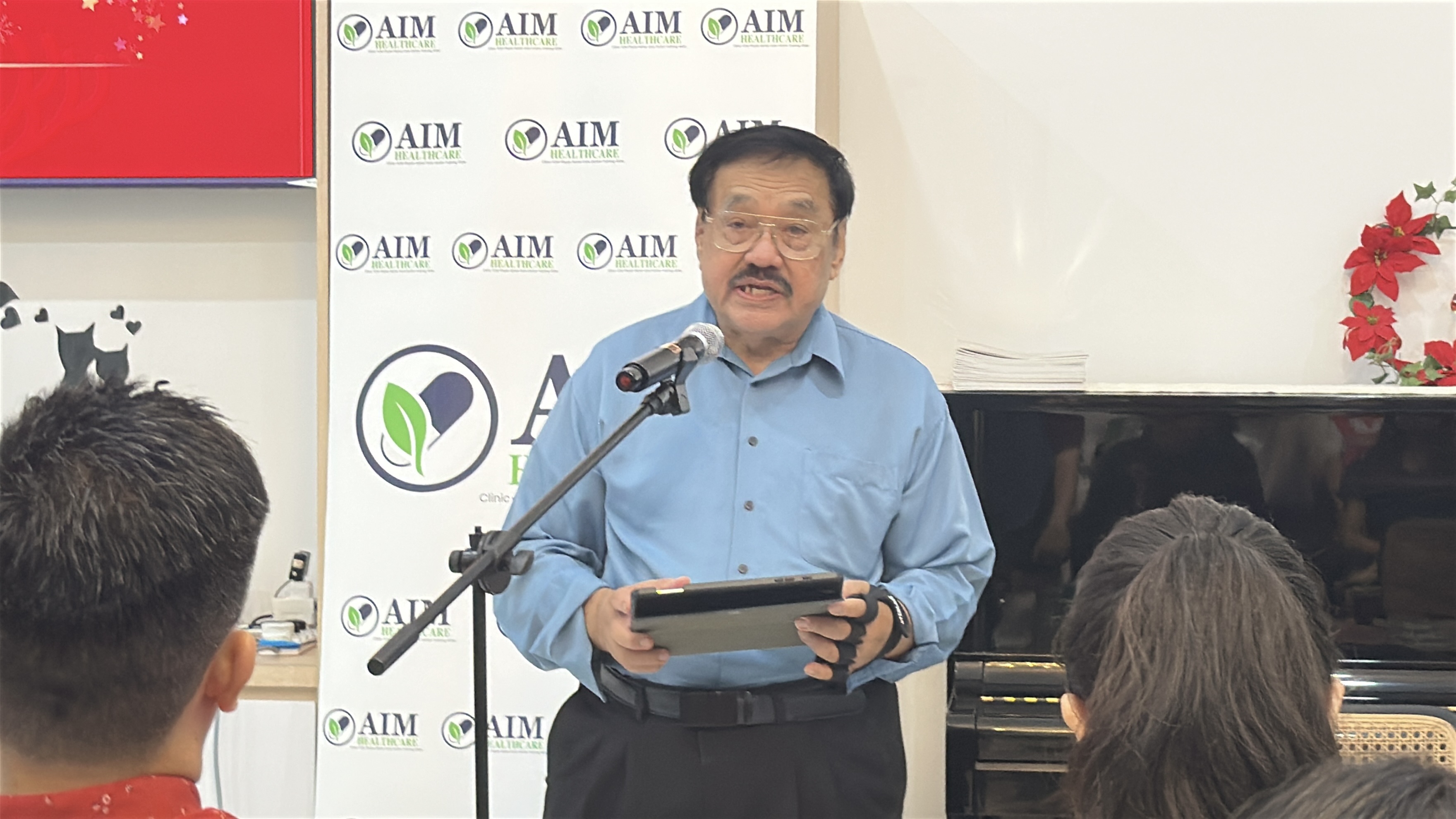 Dato Dr. Vincent Ng In Hooi addressing attendees