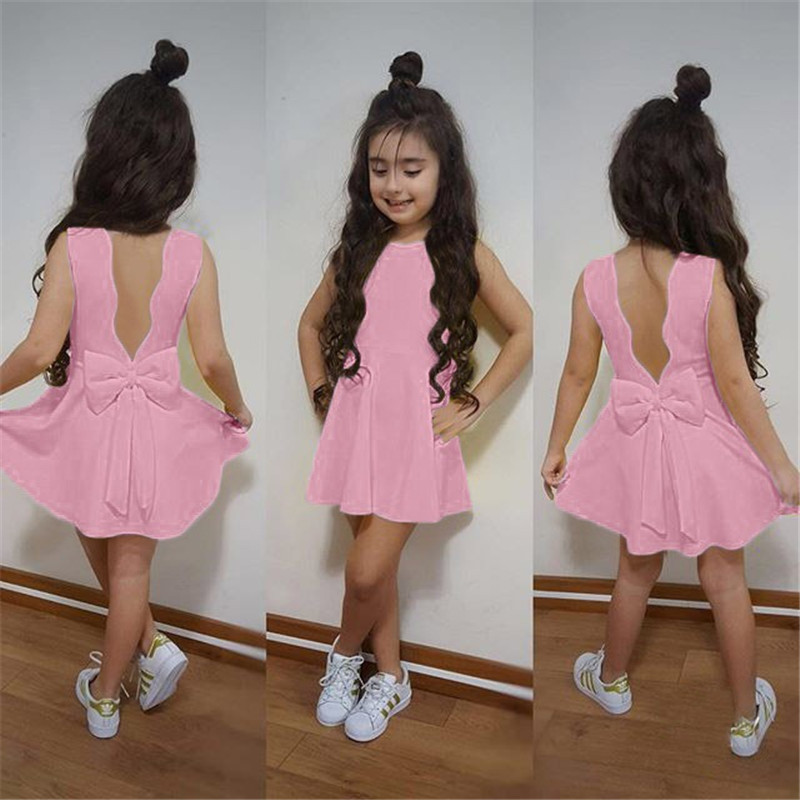 Robe Fille Rose Sophistiquée