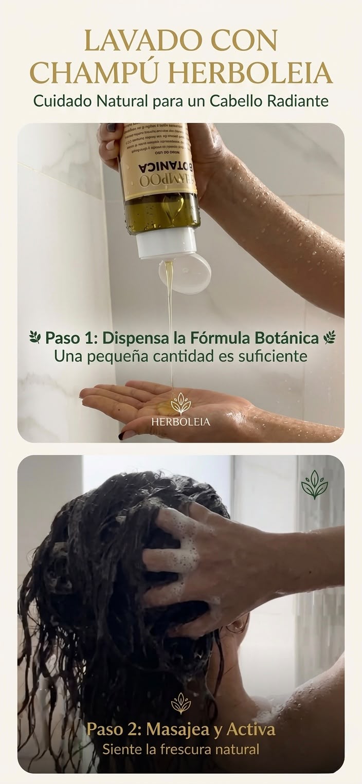 Paso 2 - Lavado con champú