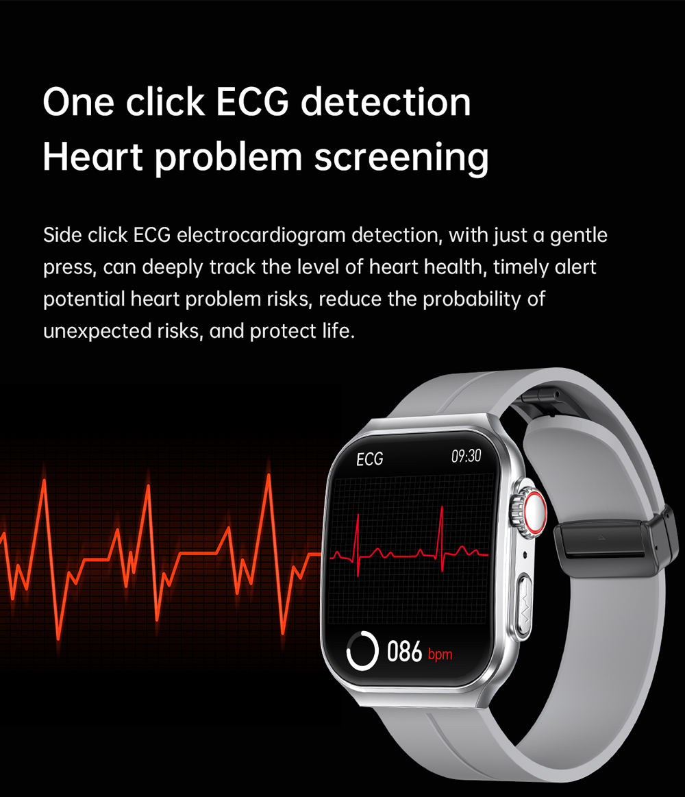 504 Smart Watch NX15 advanced sleep assistance mode provides professional sleep recommendations through APP-generated comprehensive sleep data, comparative analysis of phased data helps better understand sleep status and cultivate good sleep habits