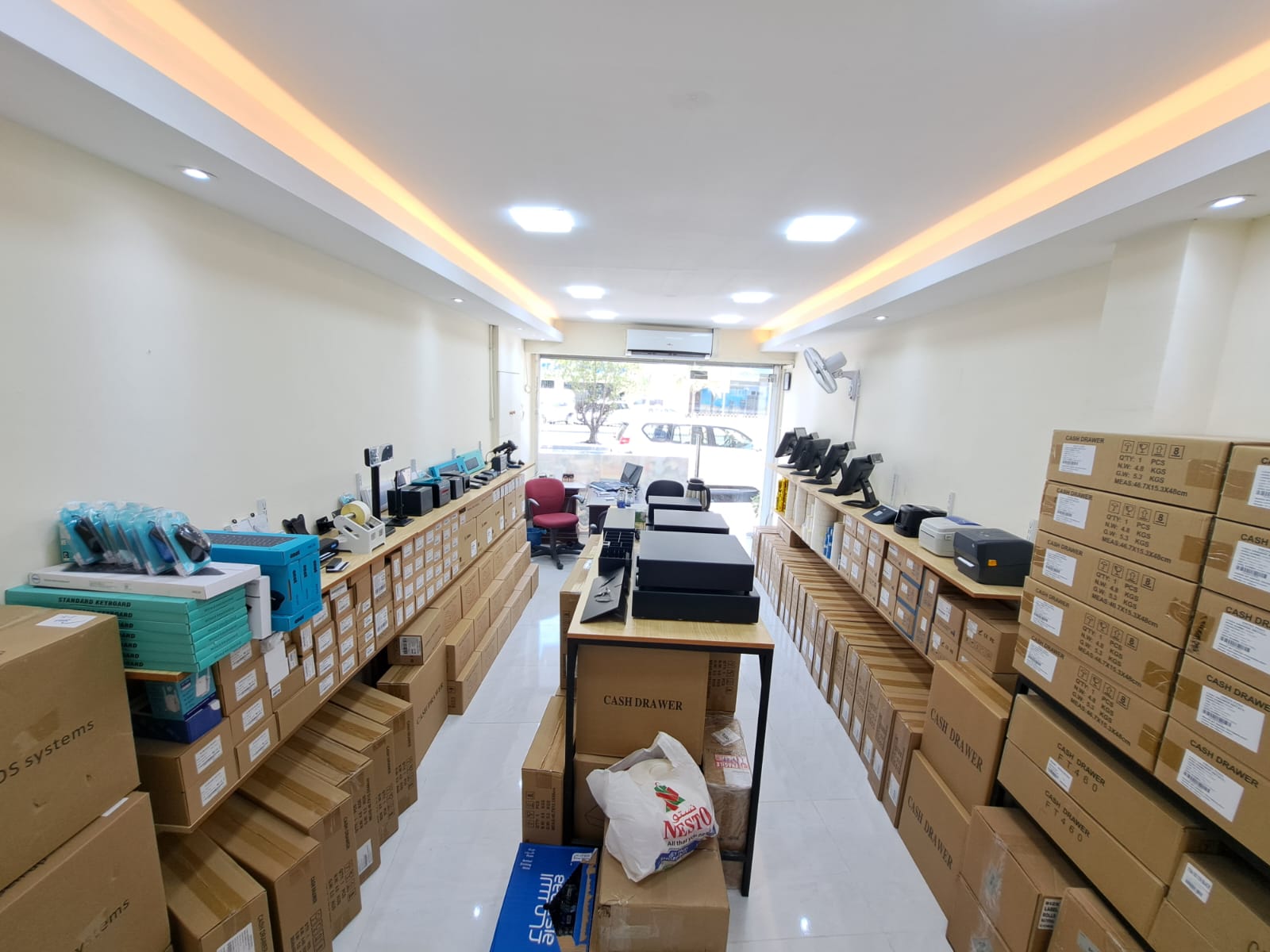 Grand Compass Computer Showroom - POS Systems Display